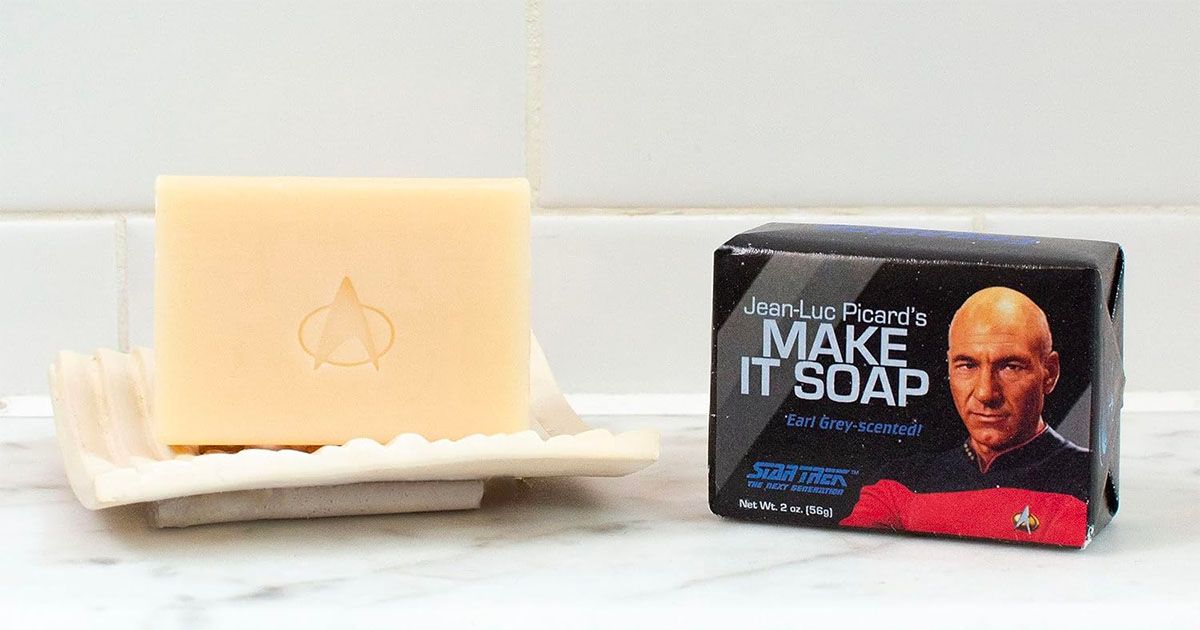 An image of the Jean-Luc Picard soap.