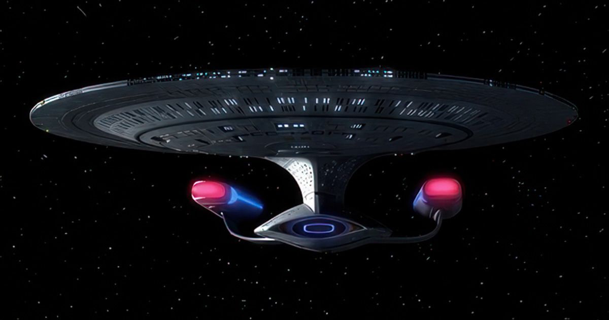 An image of the Enterprise D.