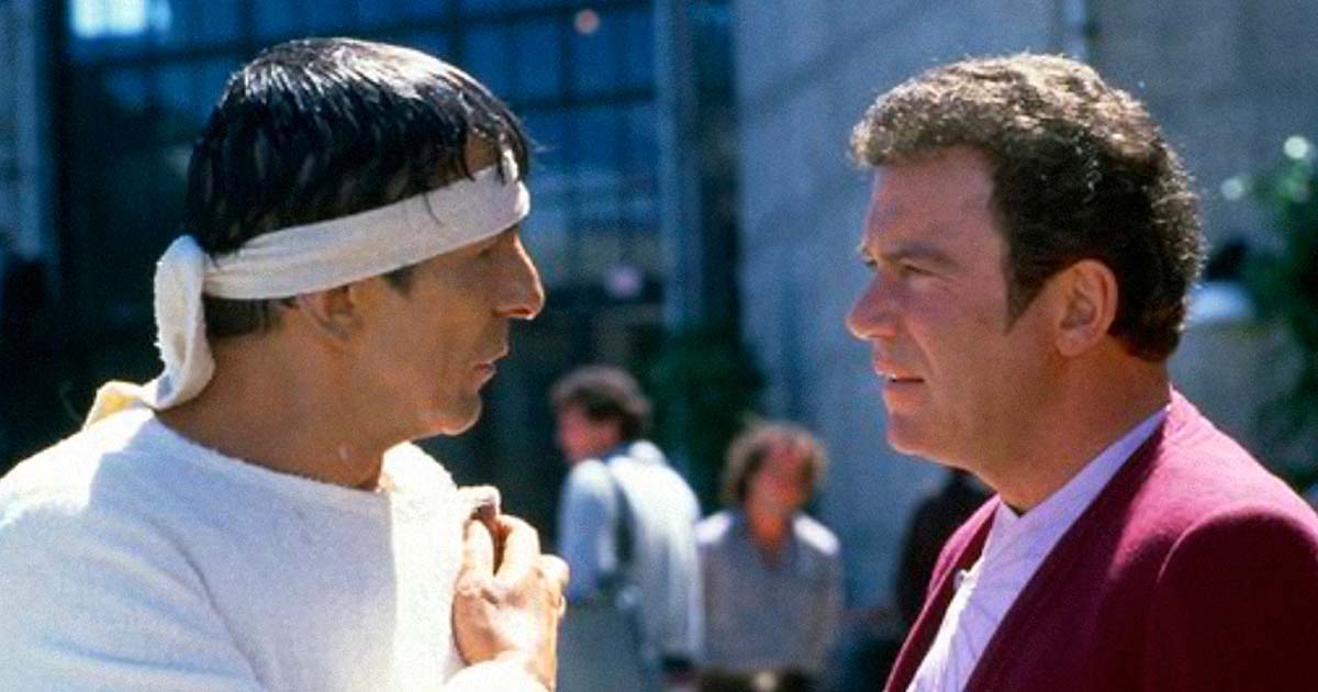 A movie still from Star Trek IV.