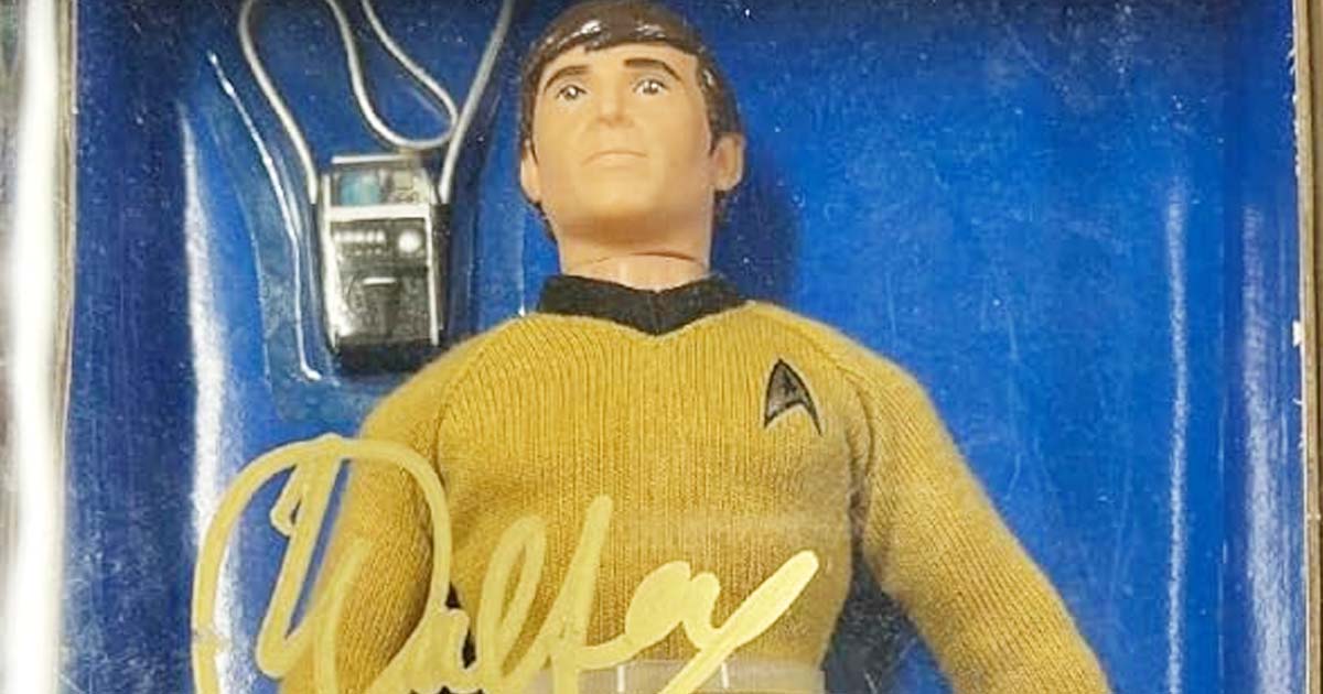 Detail of Walter Koenig's signature.