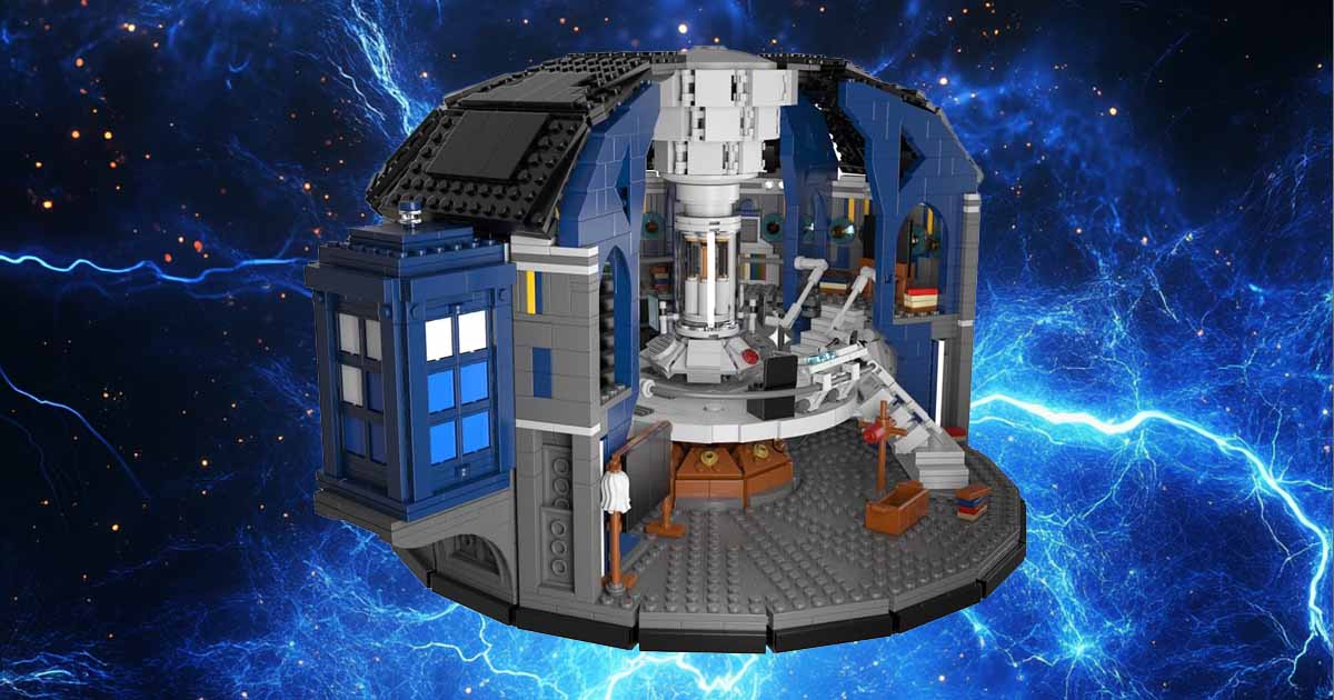 Image of Doctor Who's Tardis building set