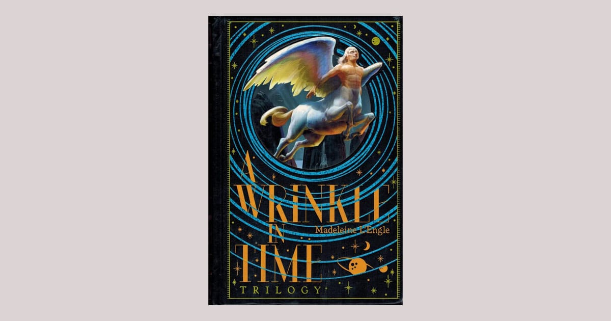 An image of the novel A wrinkle in Time.