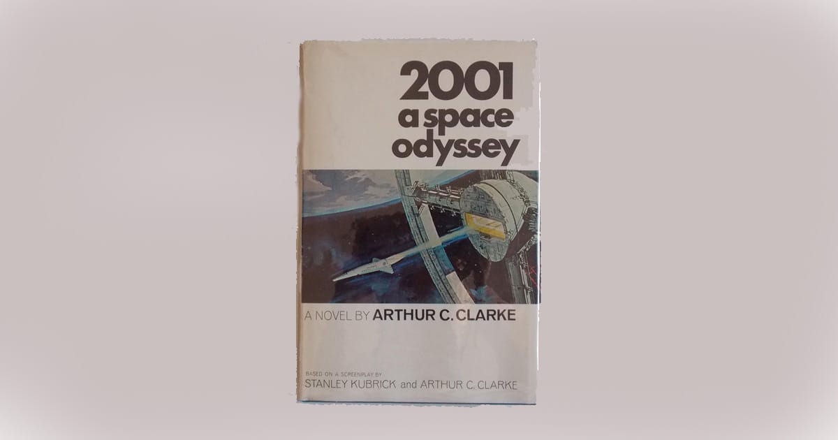 Image of the novel 2001 A Space Odyssey by Arthur C. Clarke