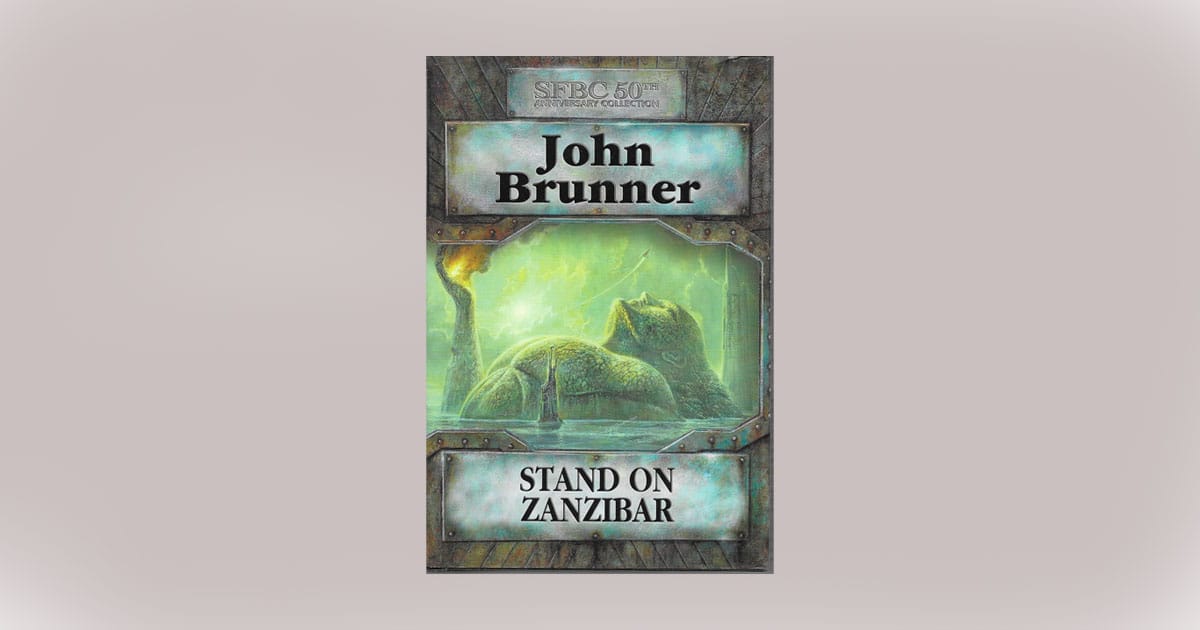 Image of the novel Stand on Zanzibar by John Brunner.