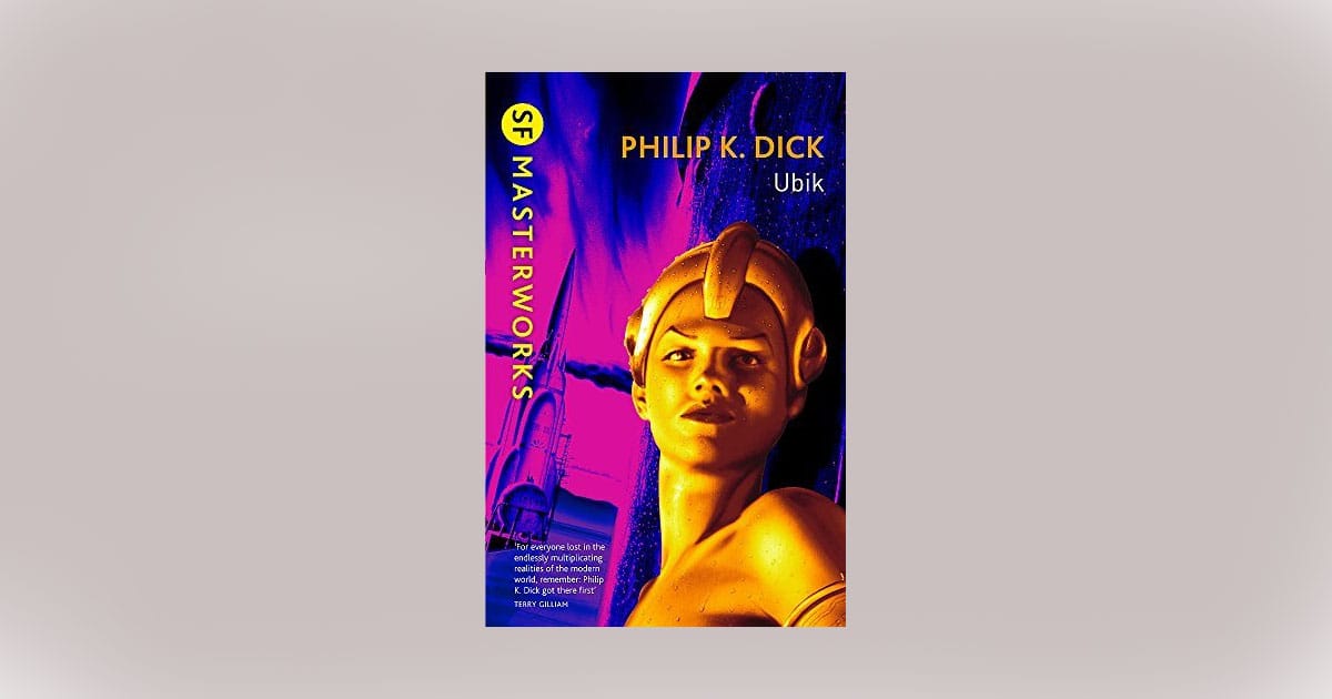 Image of the novel Ubik by Philip K. Dick