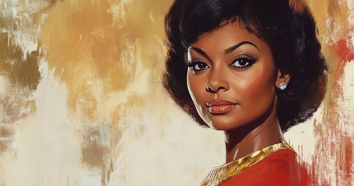 Star Trek fan art featuring Lieutenant Uhura.