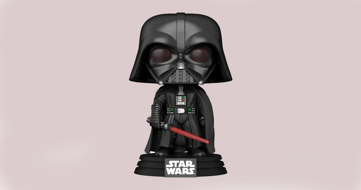 Image of a Funko Pop Darth Vader figure from Star Wars.