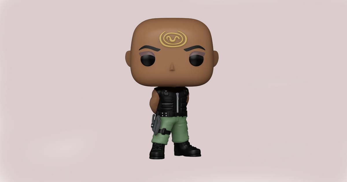 Image of a Funko Pop Teal'c Figure from the show Stargate SG - 1