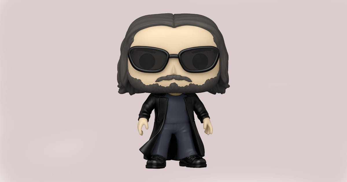 Image of a Funko Pop Neo Figure from The Matrix Movie.