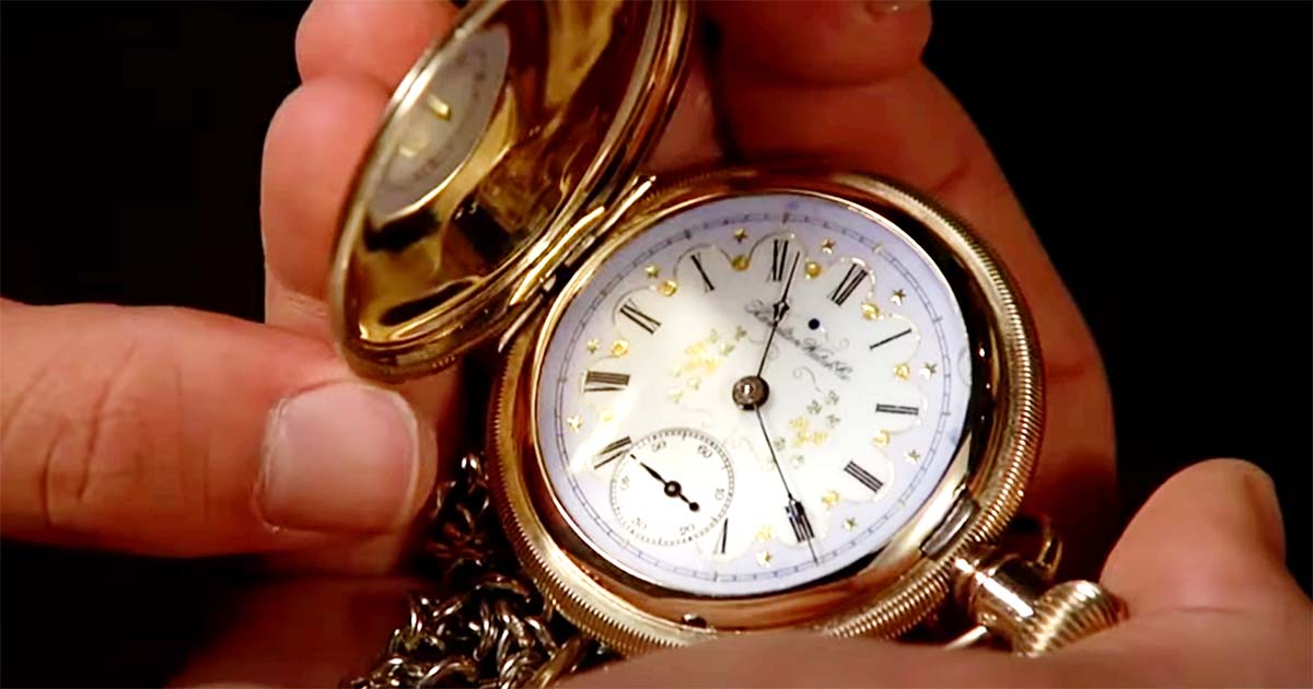 The pocket watch used to spark Richard Colliers memories in the movie Somewhere in Time.