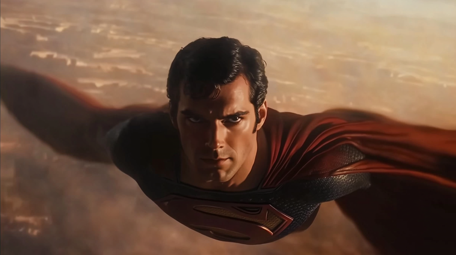 AI generated image of Superman.