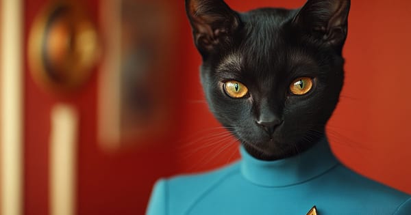 What If the Crew of the TOS Enterprise Had All Been Cats?